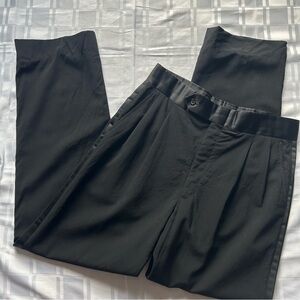 Christian Dior Black on Black Tuxedo Pants